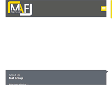 Tablet Screenshot of maf-group.com